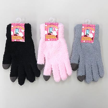 Fluffy Gloves For Touch Panel Ws-307