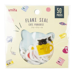 Flake Sticker 50P Cats Paradise