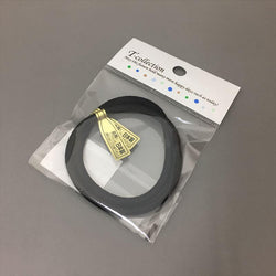 Wooley Ring Hair Rubber 2P Black