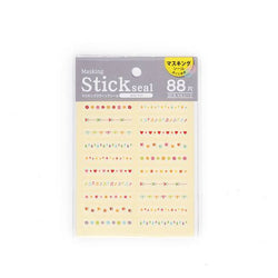 Masking Stick Seal Pop Line 88 Pieces