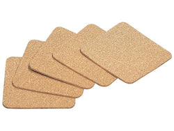 Cork Coaster 5P Rectangle