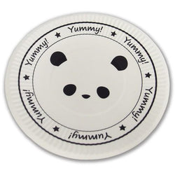 Panda Pattern Paper Plate 13Cm 14 Pieces