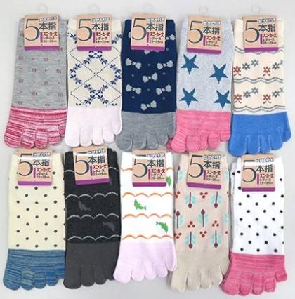 Pattern Socks 5 Toes