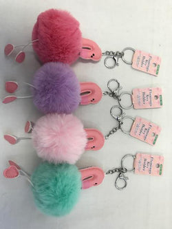 Colorful Fluffy Keychain