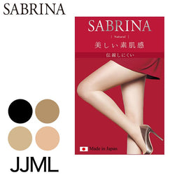 Sabrina Natural Stockings L-LL Black